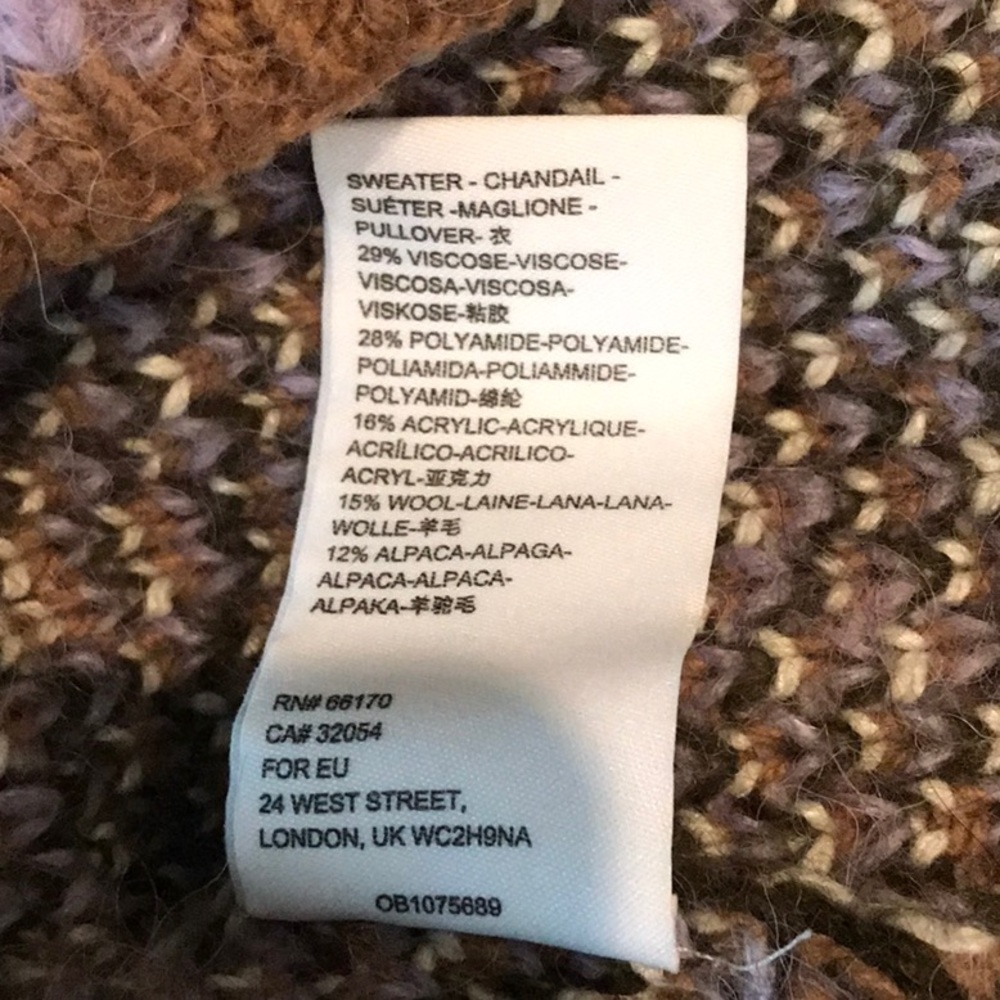 NWOT ANTHROPOLOGIE FABIANO SWEATER - Picture 5 of 5